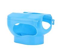 PIGEON PLASTIQUE PORTE-CADRE SÛR PRATIQUE ALIMENTATION POUR JEUNES OISEAUX BLANC BLEU BASE CA (Bleu)
