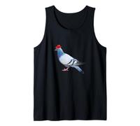 Pigeon Portant Petit Chapeau Colombe Oiseau Élégant Débardeur