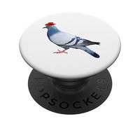 Pigeon Portant Petit Chapeau Colombe Oiseau Élégant PopSockets PopGrip Adhésif