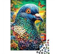 Pigeon Puzzle 1000 Piece pour Adultes Et Adolescents Âgés De 14 Ans Et Plus, Jeu De Défi Intellectuel Puzzles 38x26cm/1000pcs