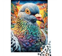 Pigeon Puzzle 1000 Piece pour Adultes, Puzzle Difficile Jeu D'adresse pour Toute La Famille 38x26cm/1000pcs