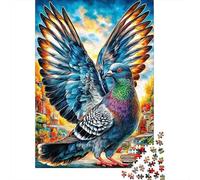 Pigeon Puzzle 1000 Piece pour Adultes, Puzzle Difficile Jeu D'adresse pour Toute La Famille 38x26cm/1000pcs