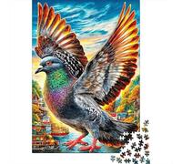 Pigeon Puzzle 1000 Piece pour Adultes, Puzzle Difficile Jeu D'adresse pour Toute La Famille 52x38cm/1000pcs