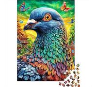 Pigeon Puzzle 1000 Pièces pour Adults Et Enfants, Jeu De Défi Intellectuel Puzzles52x38cm/1000pcs