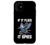 Pigeon s'il Vole, espions, théorie de l'anatomie des Pigeons, vidéosurveillance des Oiseaux Coque pour iPhone 11