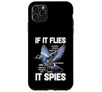 Pigeon s'il Vole, espions, théorie de l'anatomie des Pigeons, vidéosurveillance des Oiseaux Coque pour iPhone 11 Pro Max
