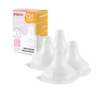 Pigeon Tétine en silicone (LL) avec ligne à verrouiller, 9 mois et plus, 4 | Sensation naturelle, débit extra rapide
