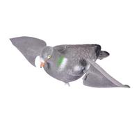 Pigeon volant de leurre - Modèle d'oiseau ailé à vent, attracteur de colombe à vie | Aide de chasse décorative pour le chaume de blé et les champs d'ensilage, l'ornement du jardin rotatif, l'accessoir