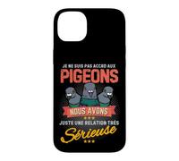Pigeon Voyageur Humour Colombe éleveur Pigeons Colombophile Coque pour iPhone 14 Plus