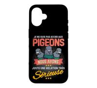 Pigeon Voyageur Humour Colombe éleveur Pigeons Colombophile Coque pour iPhone 16