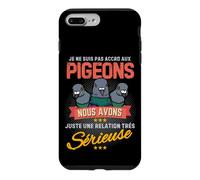 Pigeon Voyageur Humour Colombe éleveur Pigeons Colombophile Coque pour iPhone 7 Plus/8 Plus