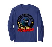 Pigeon Voyageur Racing Pigeons Colombophile Oiseau Vintage Manche Longue
