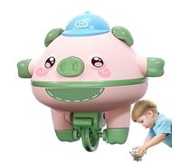 Piggy Jouet Toupie Monocycle - Robot D'équilibre Funambule pour, Ensemble De Gyroscope Éducatif pour Le Développement des Compétences pour Les Filles Et Les Garçons avec Un Kilométrage Stable