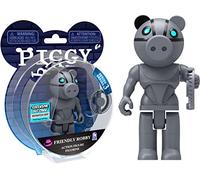 Piggy Lansay Figurine Articulée 10 cm - Friendly Robbie - Célèbre Personnage de Jeux Vidéos - avec Accessoires et Code de Téléchargement - Figurines à Collectionner - Dès 6 Ans