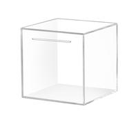 Piggy - Tirelire transparente - Tirelire pour soutenir le budget - Tirelire en acrylique - Doit être cassée pour ouvrir - Boîte de rangement pour