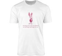 Piglet Unique Quote T-Shirt Top Tee - Things That Make Me, Me World Book Day Cute Pink Pig Hundred Acre Wood Adults Kids Matching Friends Gifts Presents Hemden(Small)