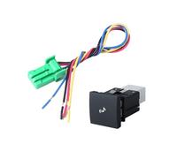 PIGLOLKINY 1 bouton de commande boîte vitesses for console centrale, compatible for VW For Golf Mk5/Mk6, For Jetta, For Scirocco For Touran(Music)