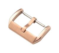 PIGLOLKINY Boucle de Montre en Acier Inoxydable 304, 2 pièces, Fermoir for Broche 10mm-24mm for Bracelet en Cuir, Accessoires de Remplacement(Rose Gold - 2PCS,12mm)