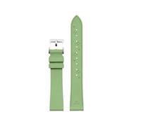 PIGLOLKINY Bracelet de montre en caoutchouc fluoré, 14mm-18mm, for Huawei GT6/5PRO, For Longines, universel, for hommes for femmes(Fruit green,14mm)