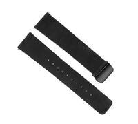 PIGLOLKINY Bracelet de montre en cuir, for DW, For Tissot, For Longines, For Casio, For Certina, For Huawei 18 20 22mm(M Black - Black,21mm)