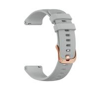 PIGLOLKINY Bracelet de montre en Silicone 18/20mm, adapté for Garmin Forerunner 165 55 645 245 for Vivoactive 4s 5 3 for Venu Sq 2 Plus(Gray,20mm Universal)
