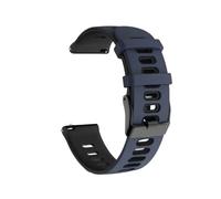 PIGLOLKINY Bracelet de montre en Silicone, 20 22mm, for Garmin D2 Air X15, Forerunner 570 265 255 165(MIDNIGHT BLUE B,1pcs 20mm)