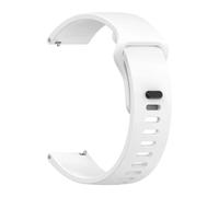 PIGLOLKINY Bracelet de montre en Silicone, 20 22mm, for Garmin D2 Air X15, Forerunner 570 265 255 165(WHITE,1pcs 22mm)
