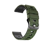 PIGLOLKINY Bracelet de montre en Silicone 22mm, for Xiaomi 2pro/S4 S1/Mi 5/color 2, for HUAWEI GT6 Pro/GT 6 5 4(B-Army Green Black)