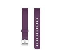 PIGLOLKINY Bracelet de montre en Silicone adapté au bracelet intelligente For Fitbit LUXE(Dark Purple,S Size)