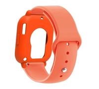 PIGLOLKINY Bracelet de montre en Silicone + étui for For Redmi 5, ensemble élastique Sport coloré actif(OO,ForRedmi5 Lite)