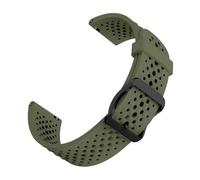 PIGLOLKINY Bracelet de montre en Silicone respirant 22mm, for Garmin D2 Air X15/Venu 3 4 45mm(Army green)