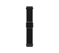 PIGLOLKINY Bracelet de montre for boucle en Nylon, 22/20mm, for Garmin Forerunner 165 265 255 645 245, bracelets tissés for Venu 3 Sq2 2Plus(Black Gray,1PCS 22mm)