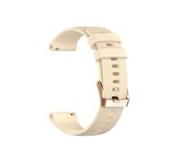PIGLOLKINY Bracelet de montre intelligente en Silicone, 18mm, adapté for Garmin Venu 2S 3S Vivomove, Vivoactive 4s Forerunner 255S(Beige,For Forerunner 255S)