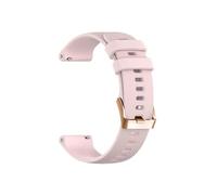 PIGLOLKINY Bracelet de montre intelligente en Silicone, 18mm, adapté for Garmin Venu 2S 3S Vivomove, Vivoactive 4s Forerunner 255S(Pink,For Forerunner 265S)