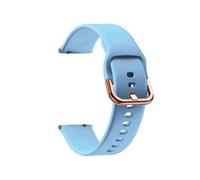 PIGLOLKINY Bracelet de montre intelligente en Silicone, 18mm, adapté for Garmin Venu 2S 3S Vivomove, Vivoactive 4s Forerunner 255S(Light blue 2,For Garmin Rey)