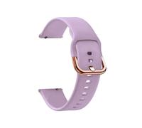 PIGLOLKINY Bracelet de montre intelligente en Silicone, 18mm, adapté for Garmin Venu 2S 3S Vivomove, Vivoactive 4s Forerunner 255S(Light purple 2,For Forerunner 255S)