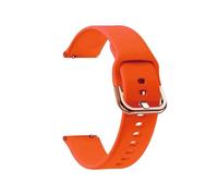 PIGLOLKINY Bracelet de montre intelligente en Silicone, 18mm, adapté for Garmin Venu 2S 3S Vivomove, Vivoactive 4s Forerunner 255S(Orange 2,18mm For VENU 2S)