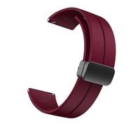 PIGLOLKINY Bracelet de montre Sport en caoutchouc, 22/20mm, for TicWatch Pro 3 Ultra E3 E2 S2 X GTW 2021, bracelet intelligente(Blue Pink,1pcs 22mm)