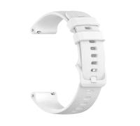 PIGLOLKINY Bracelet de montre sport en Silicone, 20/22mm, for Garmin Venu 3 2 Plus, Forerunner 265 255 Music Vivoactive 4(White,20mm Wristband)