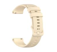 PIGLOLKINY Bracelet de montre sport en Silicone, 20/22mm, for Garmin Venu 3 2 Plus, Forerunner 265 255 Music Vivoactive 4(Beige,20mm Wristband)