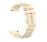 PIGLOLKINY Bracelet de montre Sport en Silicone, 20 22mm, for Garmin Venu 3 2 Sq Forerunner 265 255 Music/Vivoactive 4, ceinture caoutchouc(Beige,22mm Wristband)