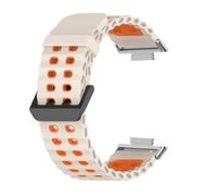 PIGLOLKINY Bracelet de Sport marin en Silicone, élastique for respirant, bicolore, adapté for Xiaomi For Redmi 5 4, For Miband 9 8 Pro(Black,For miband 9 pro)