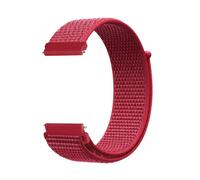 PIGLOLKINY Bracelet en Nylon 16/18/20/22mm, adapté au For Garmin Forerunner 255S Venu 2, accessoires for 255(Red,20mm)