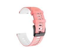 PIGLOLKINY Bracelet en Silicone 20/22mm, for Fossil GEN 6 5 5E LTE 44/45mm for Garmin Forerunner 265 255 245 Music Venu 3, bracelet de montre(Rosy Brown,22mm Wristband)