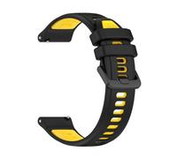 PIGLOLKINY Bracelet en Silicone for Garmin Forerunner 265/265S/255 Vivoactive 4 3 bracelets de montre(Red Black,22mm Watchband)