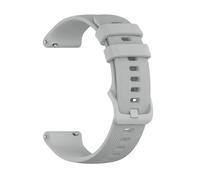 PIGLOLKINY Bracelet en Silicone for Garmin Venu 3, Forerunner 265, 255, 245, musique Vivoactive, 4 bandes for Sq 2 Plus, 20/22mm(Gray,20mm)
