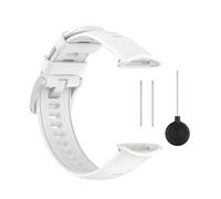 PIGLOLKINY Bracelet en Silicone for montre intelligente For Polar Vantage V2, accessoires de Correa V 2(White)