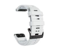 PIGLOLKINY Bracelet for ajustement rapide, 26 22mm, for Garmin Instinct 2X Solar Forerunner 970 965 955, bandes de Sport Fenix 8 E 7 7X 6 6X Pro 5 5X(White,26mm QuickFit)