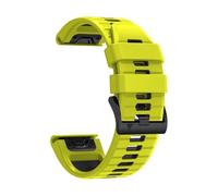 PIGLOLKINY Bracelet for ajustement rapide, 26 22mm, for Garmin Instinct 2X Solar Forerunner 970 965 955, bandes de Sport Fenix 8 E 7 7X 6 6X Pro 5 5X(Green Black,26mm QuickFit)