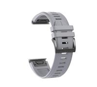 PIGLOLKINY Bracelet QuickFit 22mm 26mm for Garmin Descent G2 Instinct 3 E 45mm 50mm Fenix 8 7 7X/Tactix 7pro/Enduro(Grey,1PCS 22mm)